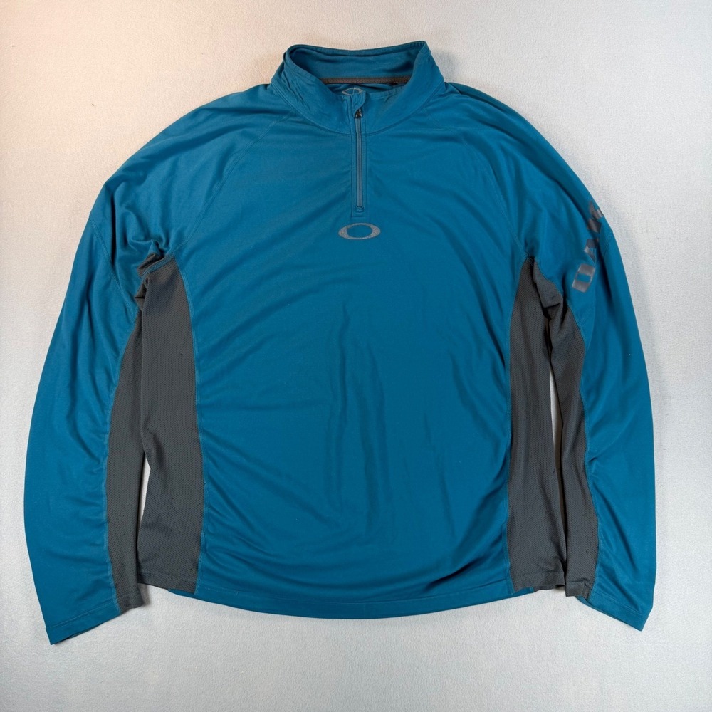 Oakley Hydrolix vintage Mens  Blue Grey Mesh Performance Large